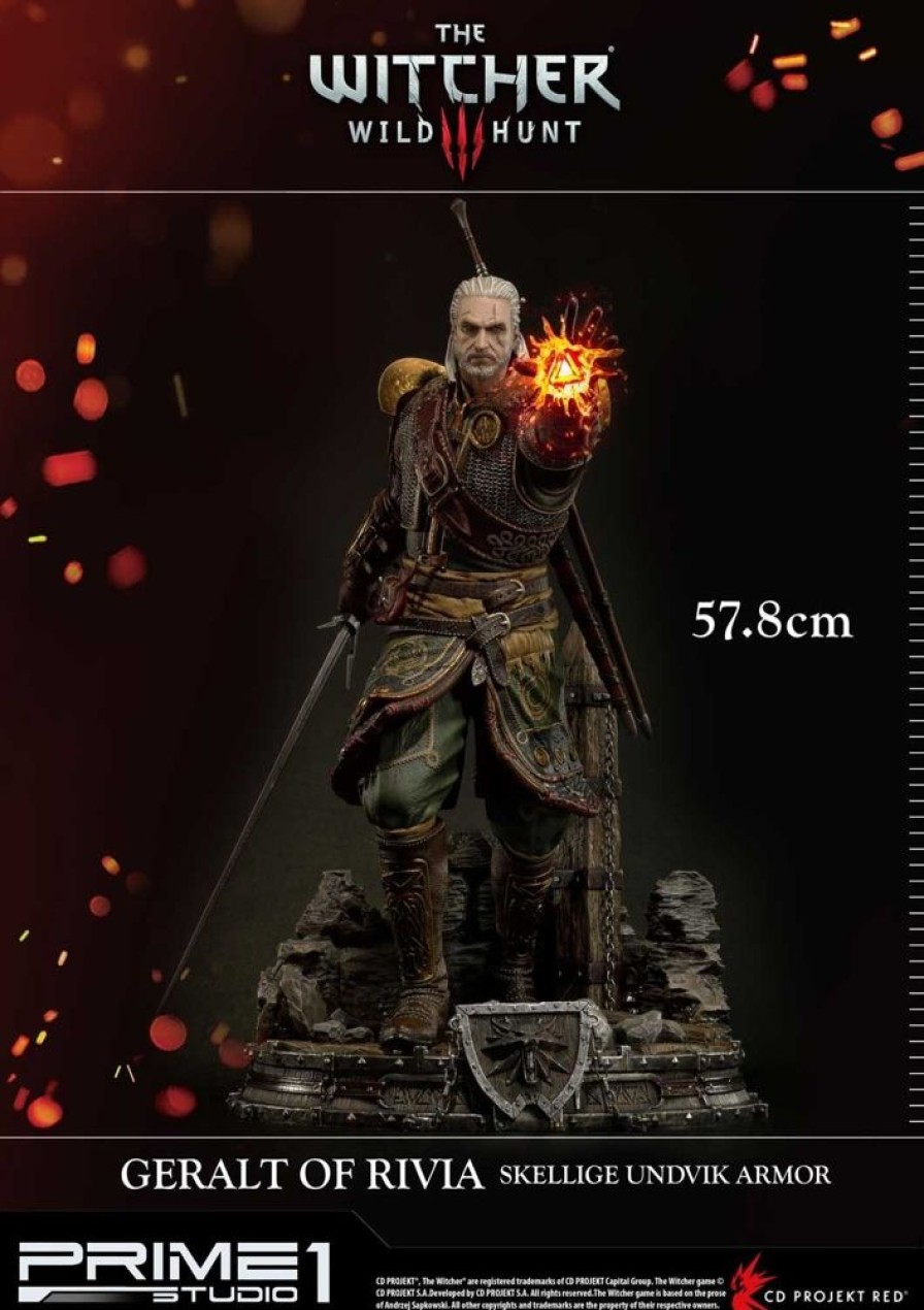 Products Prime 1 Studio Video Games | Geralt Of Rivia