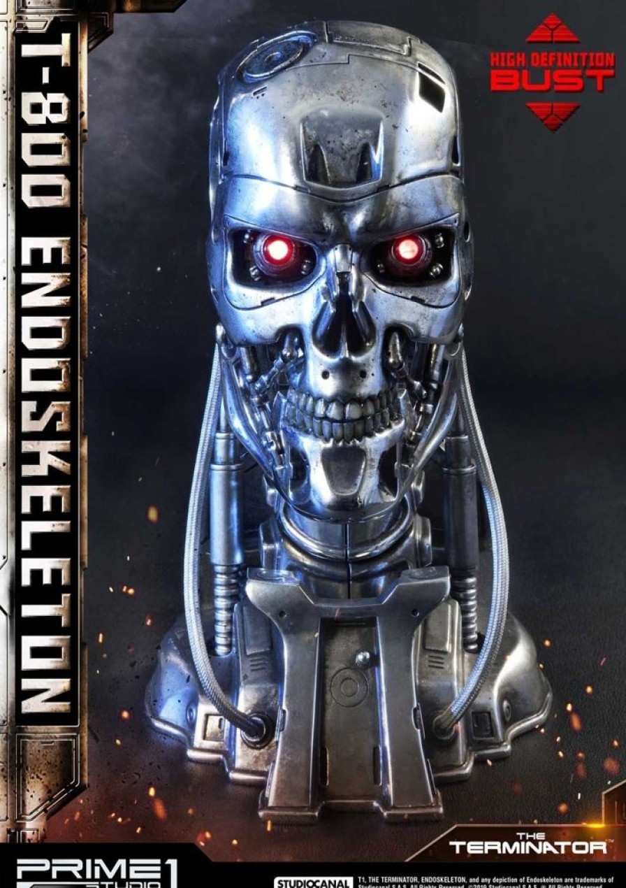 Products Prime 1 Studio Movie & Tv | T-800 Endoskeleton Head