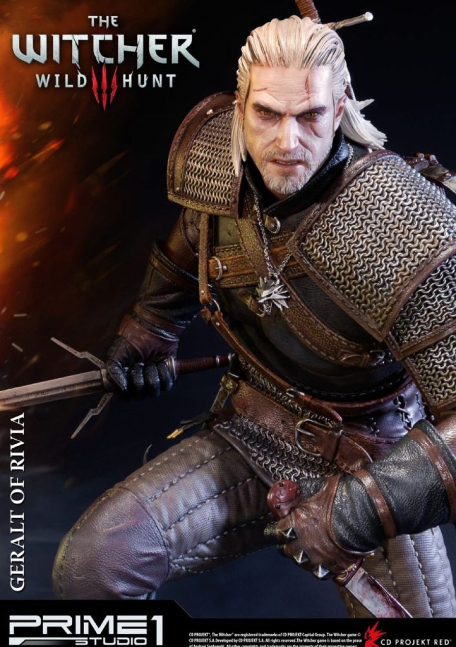 Products Prime 1 Studio Video Games | Geralt Of Rivia