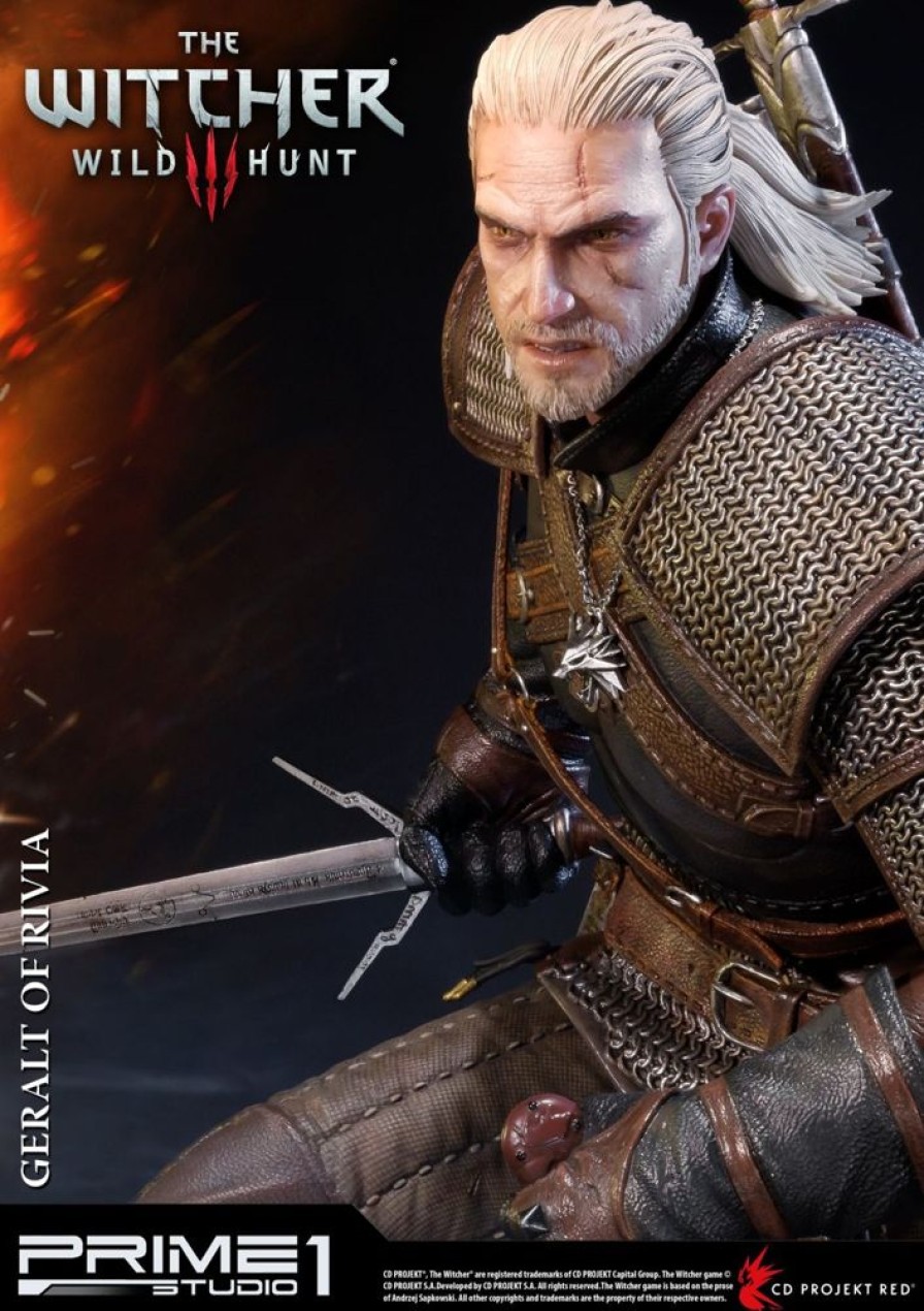 Products Prime 1 Studio Video Games | Geralt Of Rivia