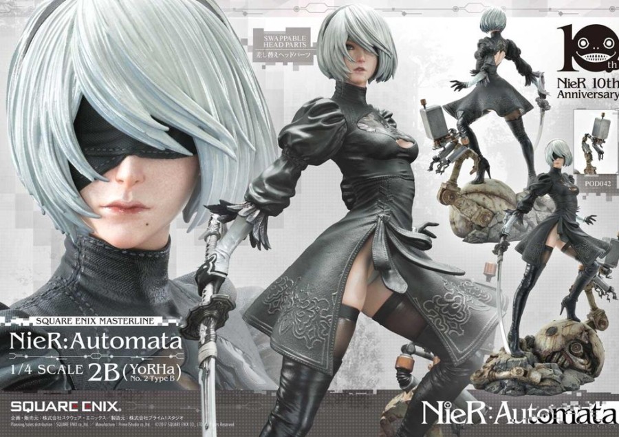 Products Prime 1 Studio Video Games | Nier:Automata 1/4 Scale - 2B (Yorha No. 2 Type B)